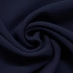 Stretch Gabardine Stoff Marineblau 