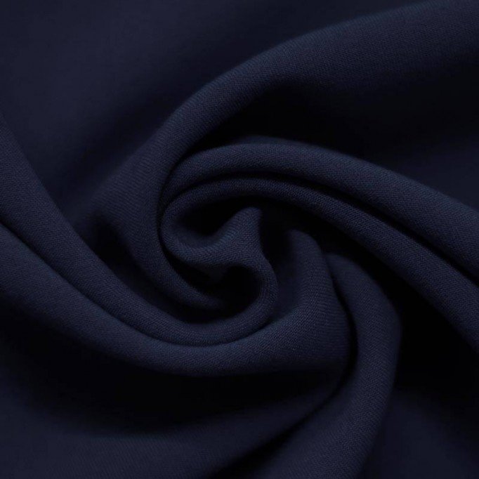 Stretch Gabardine Stoff Marineblau  - (Gabardine Stoffe )