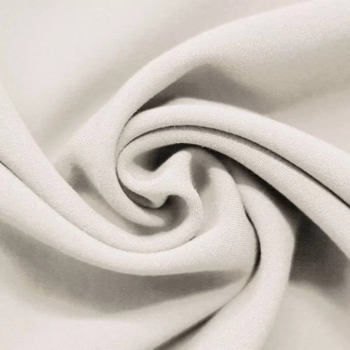 Gabardyna Bi-Stretch Ecru Tkaninowy Outlet