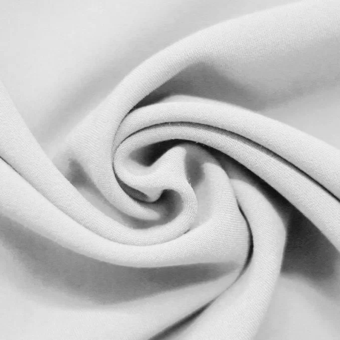 Stretch Gabardine Stoff Weiß  - (Gabardine Stoffe )