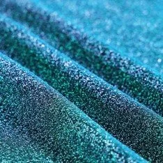 Glitzerjersey Dunkel Aqua 