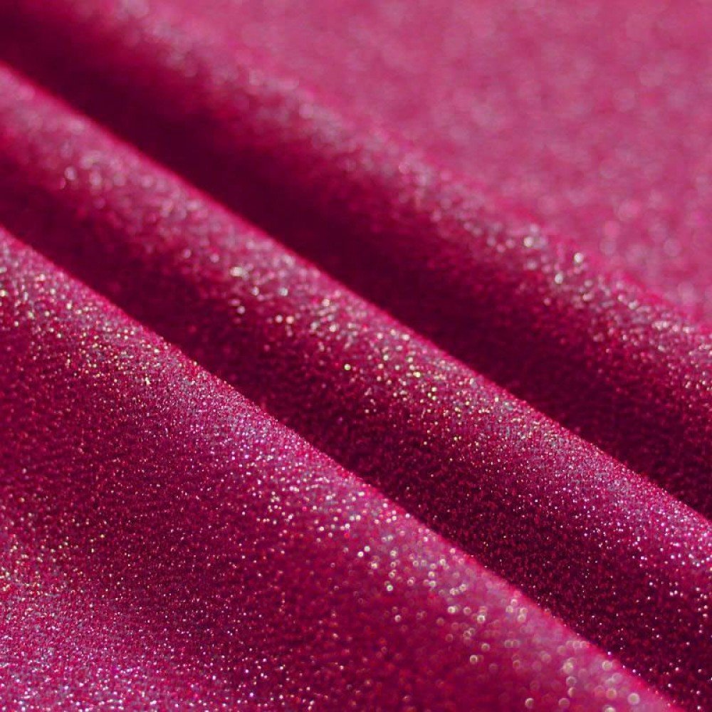Lurex Jersey Glitter Stof Fuchsia