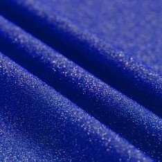 Lightweight Lurex Glitter Jersey Fabric Cobalt