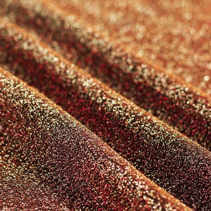 Jersey Glitter Dark Brass  - (Jersey Glitter Fabric)