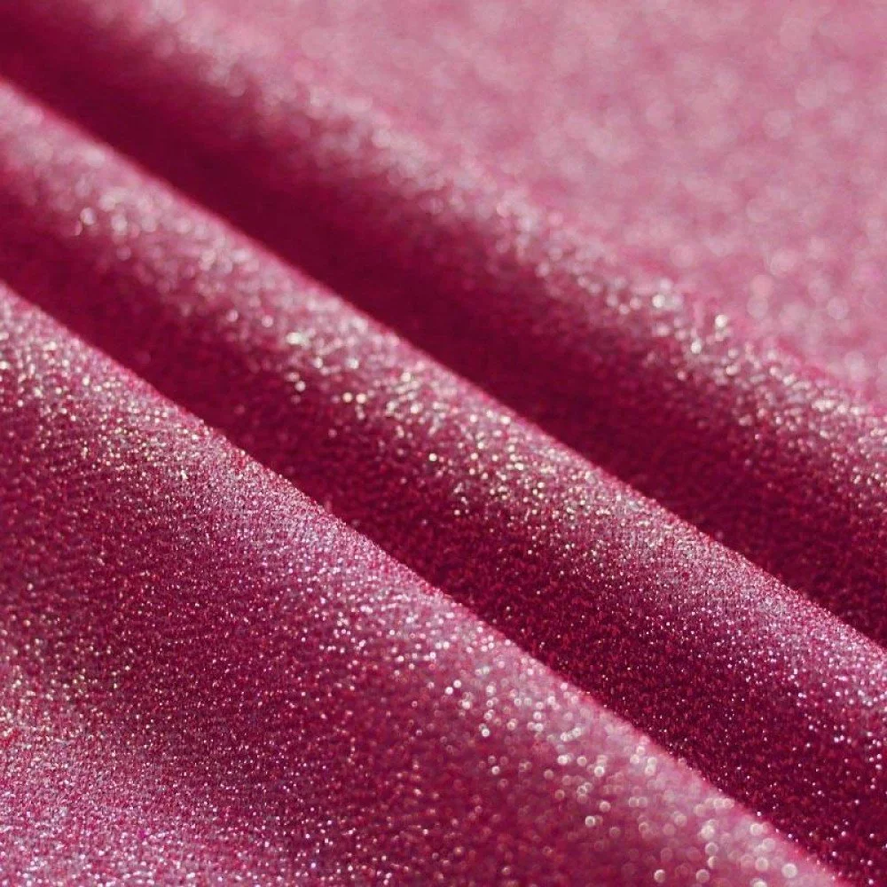 Lurex Jersey Glitter Stof Pink 