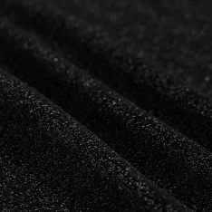 Glitzerjersey Schwarz 