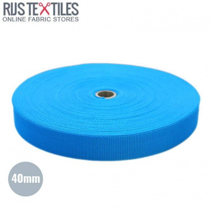 Tassenband Aqua 40mm (Per Meter) - (Tassenband)
