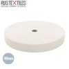 Gurtband Polypropylen Ecru 40mm (Meterware)