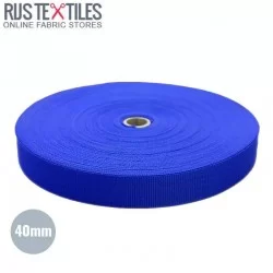 Tassenband Kobalt 40mm (Per Meter) Tassenband Kobalt 40mm (Per Meter)
