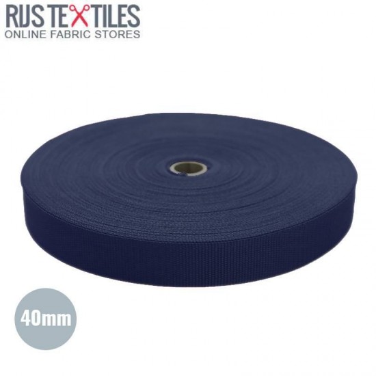 Polypropylene Webbing Navy 40mm (Per Meter) Polypropylene Webbing Navy 40mm (Per Meter)