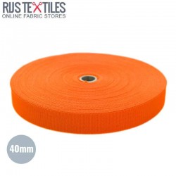 Gurtband Polypropylen Orange 40mm (Meterware)