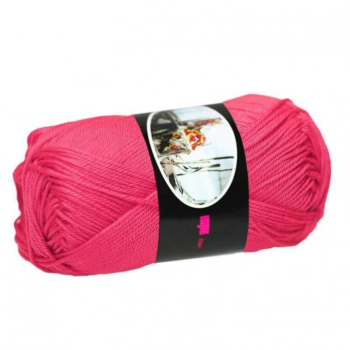 Cotton Yarn ISPE Fuchsia - (Cotton Knitting Yarns)