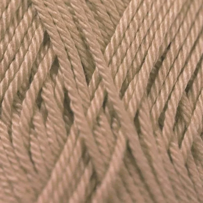 Fils à Tricoter De Coton ISPE Beige Foncé - (Fils En Coton)