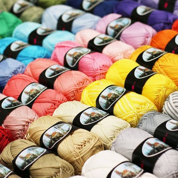 Häkeln Baumwolle Paket ISPE 48 Farben Baumwollgarn