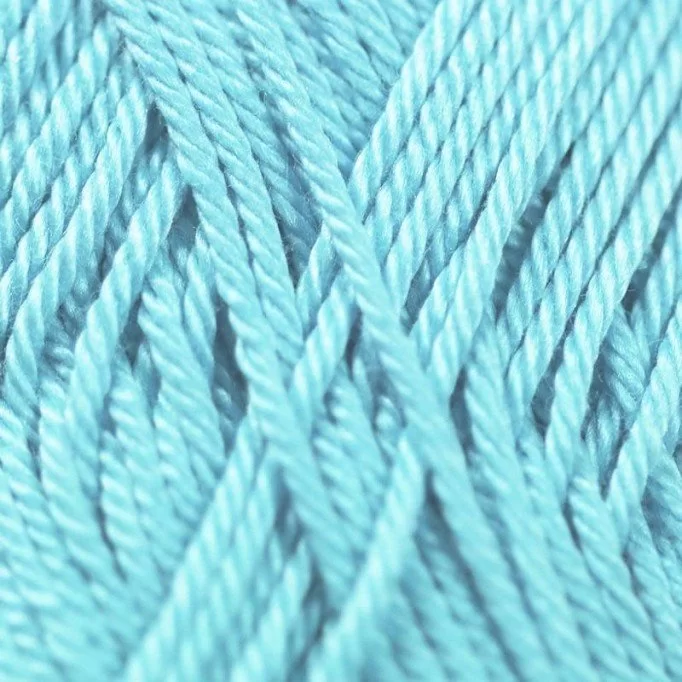 Katoenen Garen ISPE Licht Aqua - (Katoenen Haakgarens)