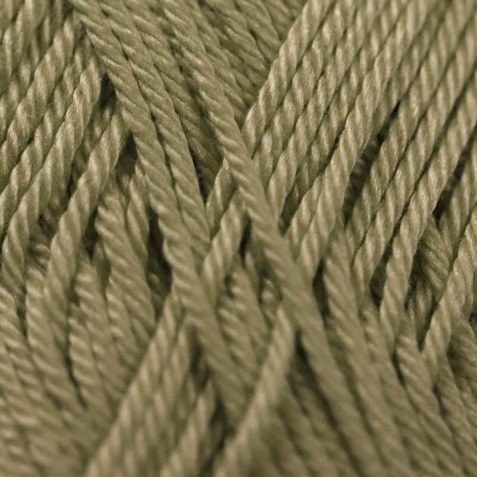 Fils à Tricoter De Coton ISPE Khaki - (Fils En Coton)