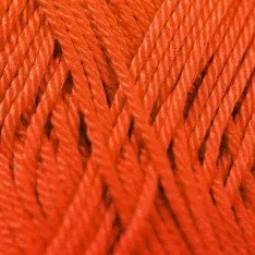 Fils à Tricoter De Coton ISPE Orange Fonce Fils à Tricoter De Coton ISPE Orange Fonce