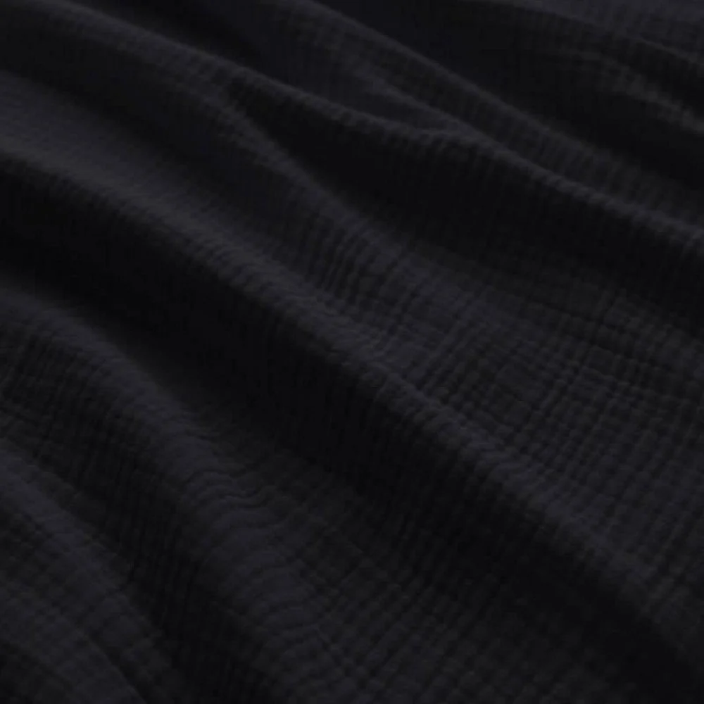 Zware (Triple Layer) Hydrofiel Stof Zwart