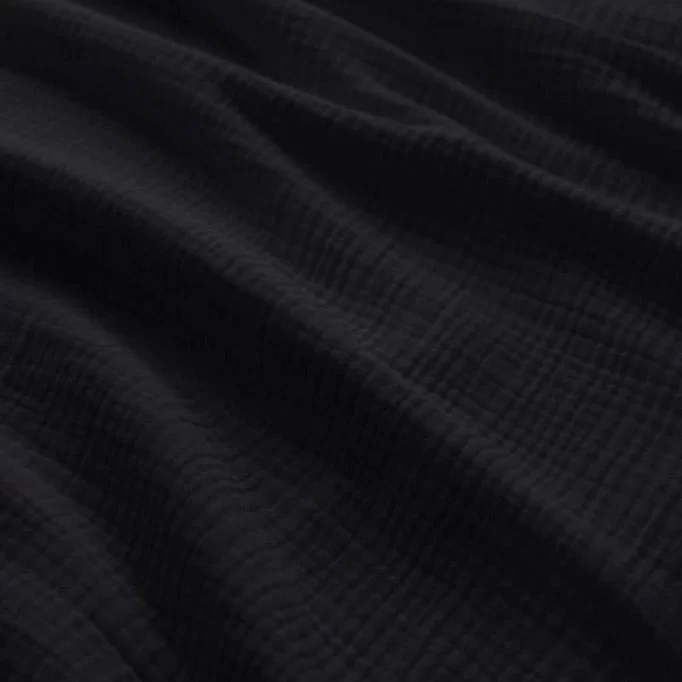 Zware (Triple Layer) Hydrofiel Stof Zwart - (Decoratiestoffen)