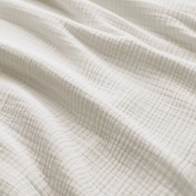 Zware (Triple Layer) Hydrofiel Stof Ecru - (Decoratiestoffen)