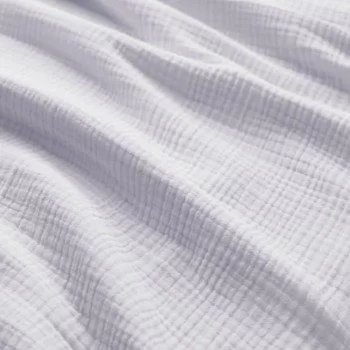 Tessuto Garza Di Cotone Pesante (Triple Layer) Bianco Tessuto Garza Di Cotone Pesante (Triple Layer) Bianco