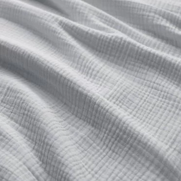 Heavy (Triple Layer) Cotton Gauze Fabric Light Grey - (Deco Fabrics)