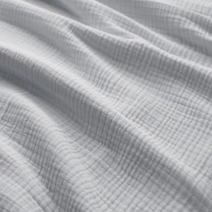 Tessuto Garza Di Cotone Pesante (Triple Layer) Grigio Chiaro - (Deco Tessuti)
