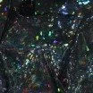 Hologram Stof Glitter Zwart  - (Hologram Stoffen)