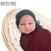 Baby Musselin Stof Bordeaux - (Baby Musselin Stof)