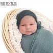 Baby Musselin Stof Gammel Grøn - (Baby Musselin Stof)