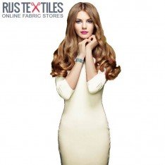 Tissu Interlock 100% Coton Crème