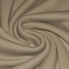 Interlockjersey 100% Baumwolle Dunkel Beige 