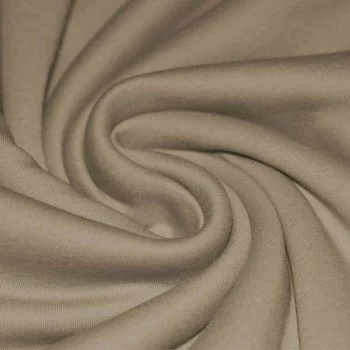 Interlock Jersey Katoen Dark Beige Interlock Jersey Katoen Dark Beige