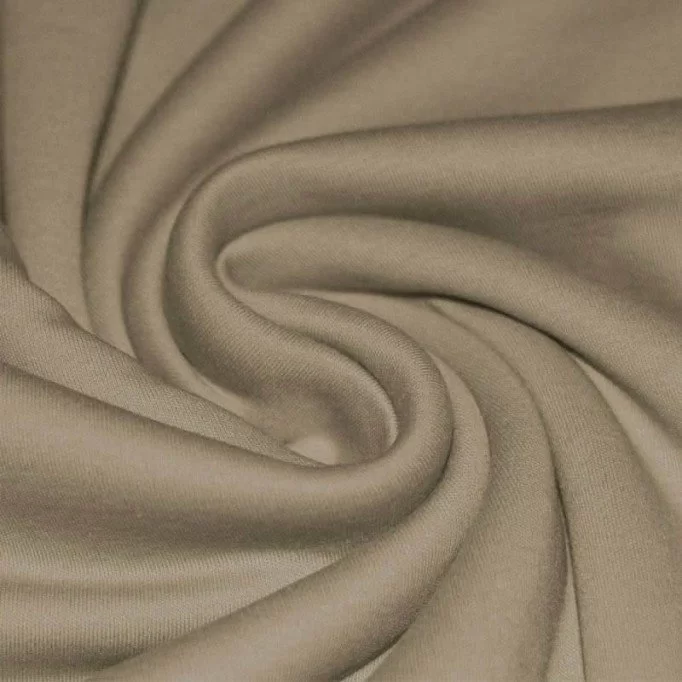 Interlockjersey 100% Cotton Dark Beige - (Interlockjersey 100% Cotton)