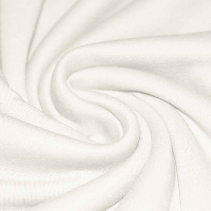 Interlock Jersey Katoen Ecru - (Interlockjersey 100% Katoen)