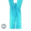 Verdecktem Reißverschluss Aqua (547) 60CM YKK Verdecktem Reißverschluss Aqua YKK 60CM Nicht Teilbar - (Nicht Teilbar Verdecktem Reißverschluss YKK)