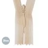 Invisible Zipper Beige (573) YKK 20CM Not Divisible