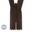 Invisible Zipper Brown (570) 20CM YKK Invisible Zipper Brown YKK 20CM Not Divisible - (Invisible Zippers YKK)