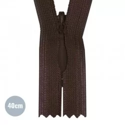 Invisible Zipper  Brown (570) YKK 40CM Not Divisible Invisible Zipper  Brown (570) YKK 40CM Not Divisible