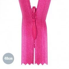 Verdecktem Reißverschluss Fuchsia (516) YKK 40CM Nicht Teilbar Verdecktem Reißverschluss Fuchsia (516) YKK 40CM Nicht Teilbar