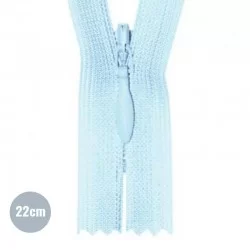 Blinde Rits Licht Blauw (542) 22CM YKK Niet Deelbaar Blinde Rits Licht Blauw (542) 22CM YKK Niet Deelbaar
