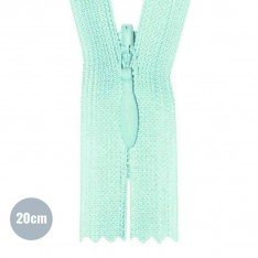Zamek Błyskawiczny Kryty Mięta (533) YKK 20CM Not Divisible