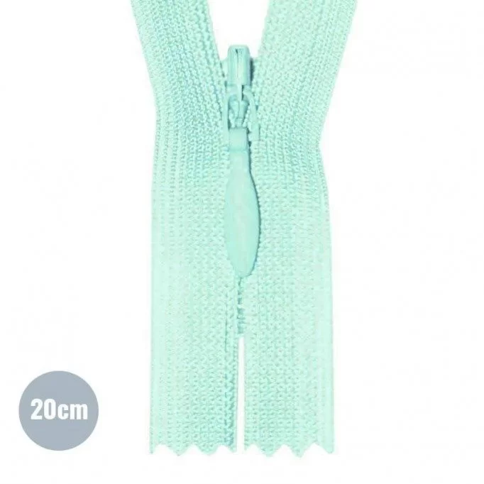 Invisible Zipper Mint YKK 20CM Not Divisible - (Invisible Zippers YKK)