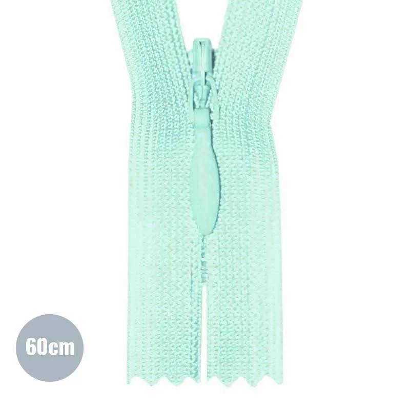 Blinde Rits Mint (533) 60CM YKK Niet Deelbaar