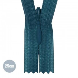Invisible Zipper Petrol (908) YKK 25CM Not Divisible