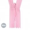 Cerniera Lampo Invisibile Rosa (512) 20CM YKK Cerniera Lampo Invisibile Rosa YKK 20CM Non Separabile - (Cerniera Lampo YKK Invisibile)