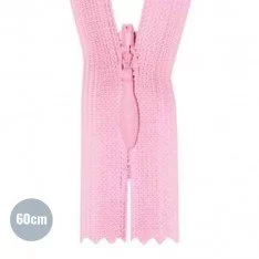 Blinde Rits Roze (512) 60CM YKK Niet Deelbaar Blinde Rits Roze (512) 60CM YKK Niet Deelbaar