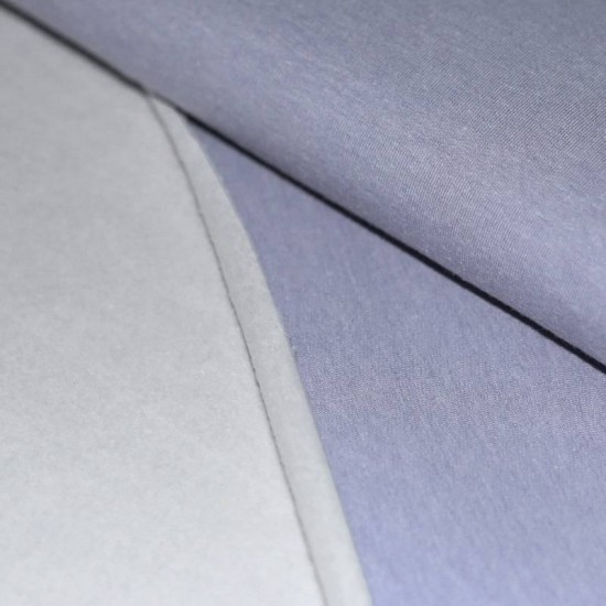 French Terry Brushed Fabric (Isoli) Jeans Melange French Terry Brushed Fabric (Isoli) Jeans Melange