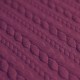 Cable Knit Jacquard Fabric Cardinal Cable Knit Jacquard Fabric Cardinal
