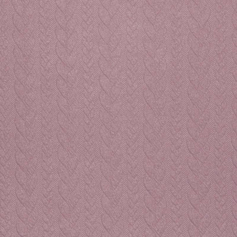 Gebreide Kabel Jacquard Stof Oud Roze Gebreide Kabel Jacquard Stof Oud Roze - (Mode Stoffen)